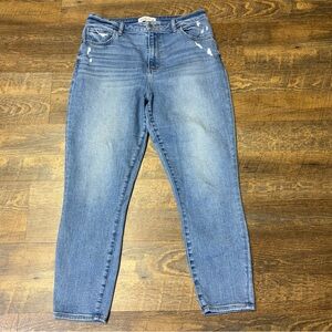 Abercrombie & Fitch Super Skinny Ankle High Rise Jeans Size 31/12 Curve Love